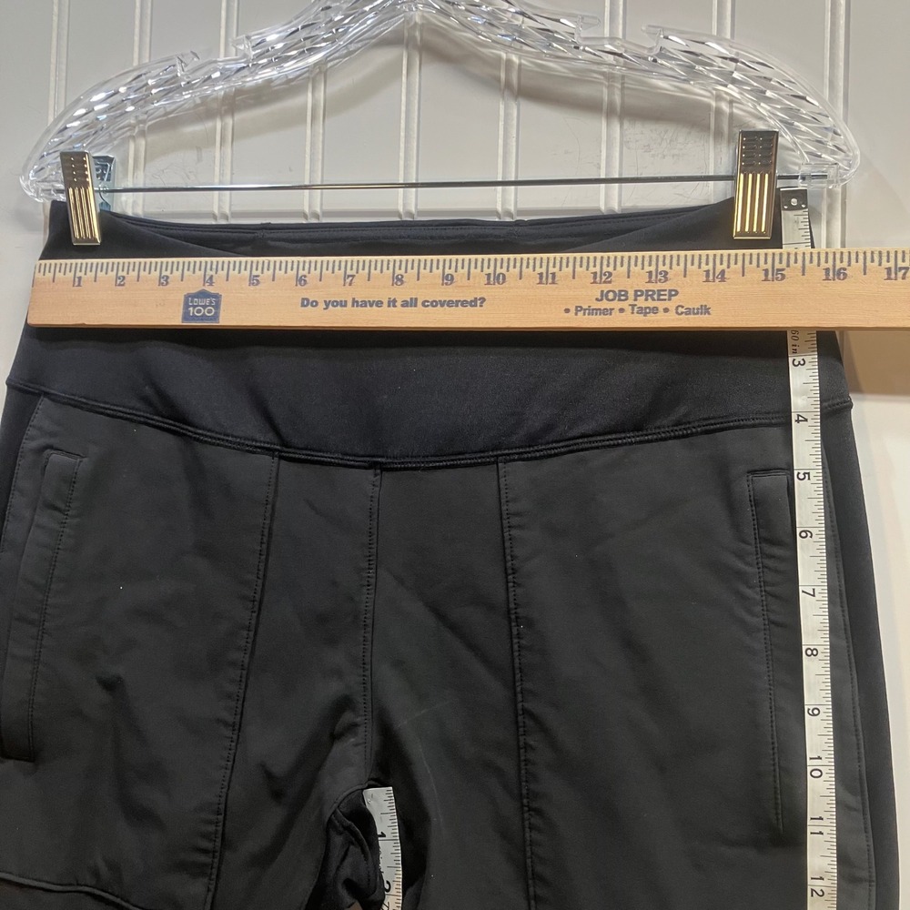 Marmot Womens Black High Waisted Performance Hiking Leggings Large Pockets L - Picture 13 of 14